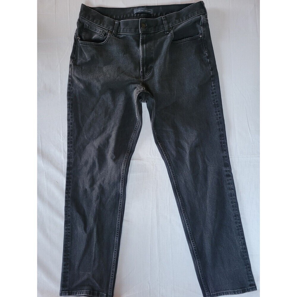 Everlane Uniform 36x32 Womens Jeans Black Stretch Slim
